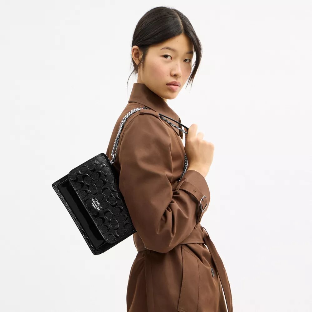 Klare Crossbody Bag in Signature Leather