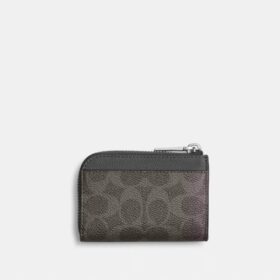 L-Zip Key Case in Signature Canvas