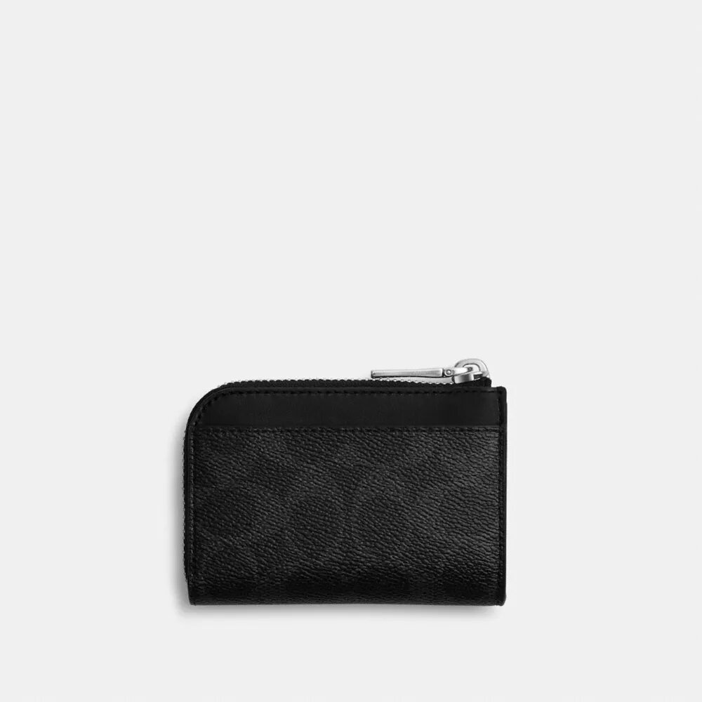 L-Zip Key Case in Signature Canvas