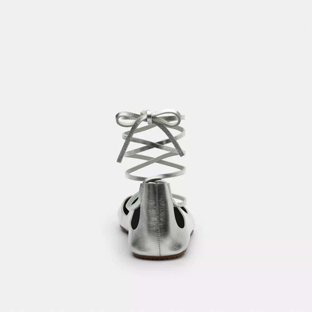 Lace-Up Soft Ballet Flat