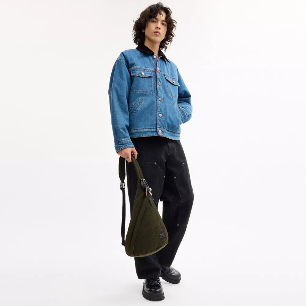 Lachlan Sling in Signature Nylon