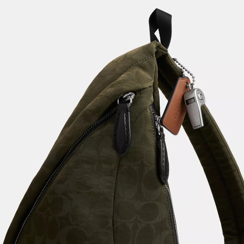 Lachlan Sling in Signature Nylon