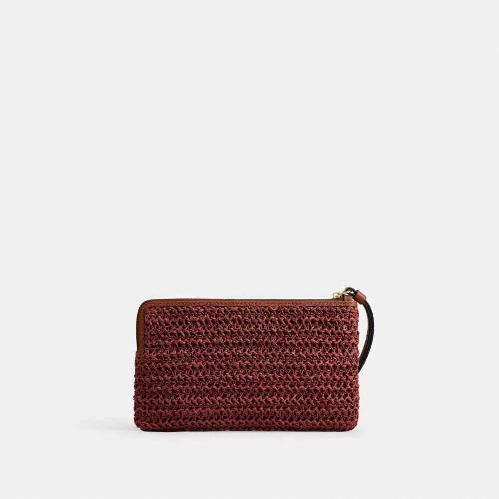 Large Corner Zip Wristlet