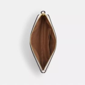Large Corner Zip Wristlet in Signature Canvas