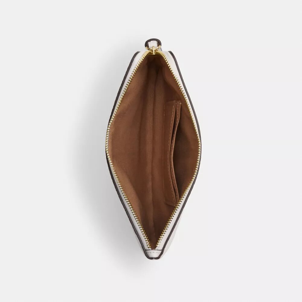 Large Corner Zip Wristlet in Signature Canvas