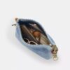 Laurel Shoulder Bag in Loved Denim with Charms