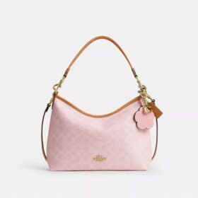 Laurel Shoulder Bag in Signature Canvas with Charms