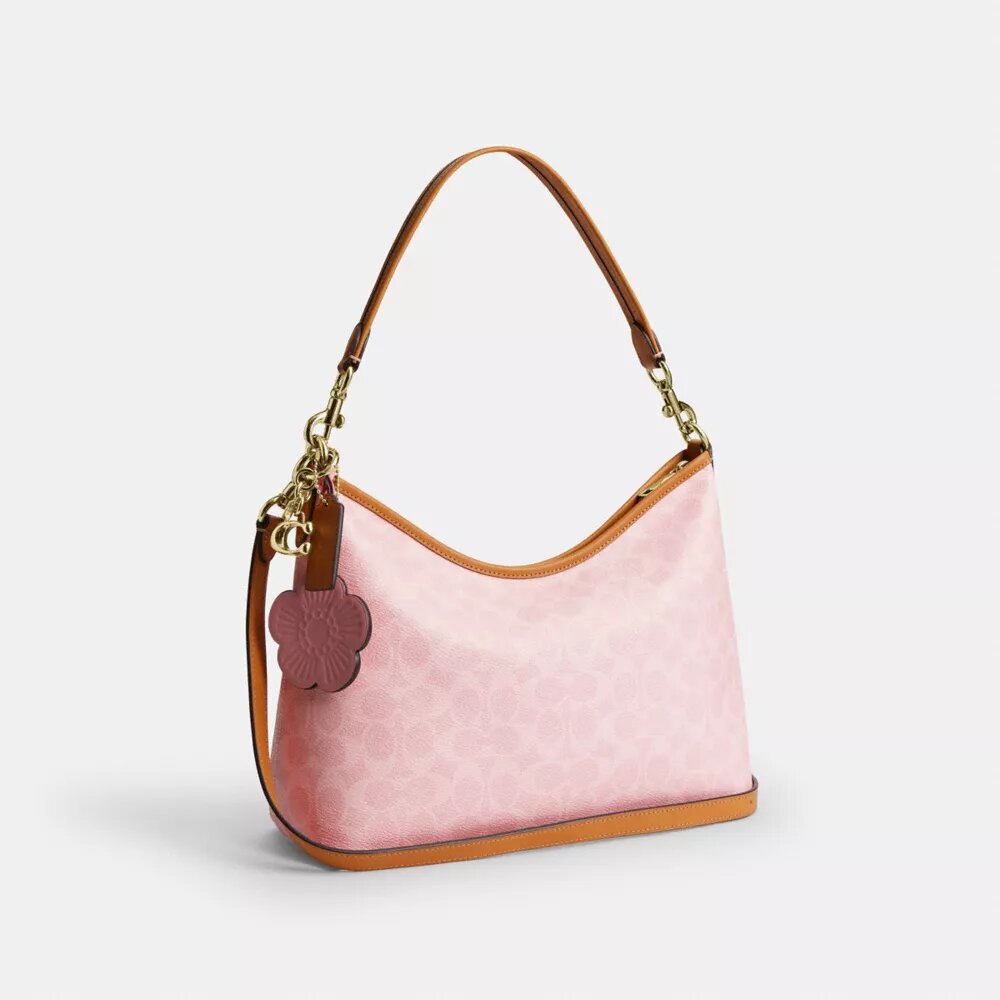 Laurel Shoulder Bag in Signature Canvas with Charms