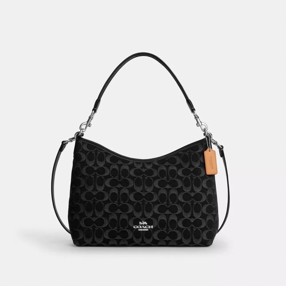 Laurel Shoulder Bag in Signature Denim