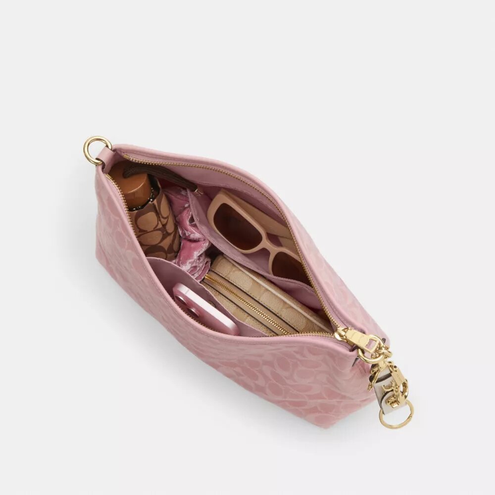 Laurel Shoulder Bag in Signature Denim