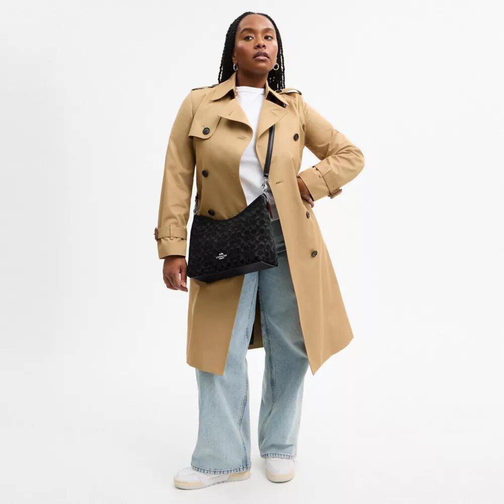 Laurel Shoulder Bag in Signature Denim