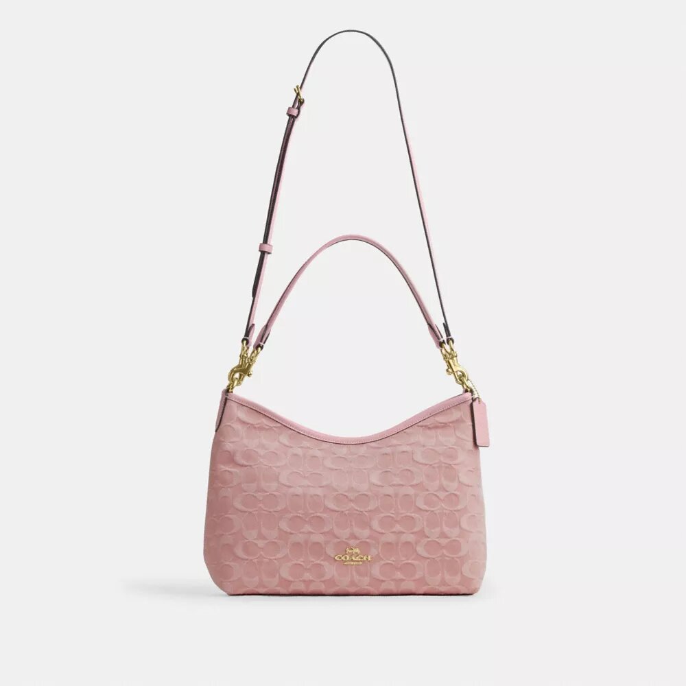 Laurel Shoulder Bag in Signature Denim
