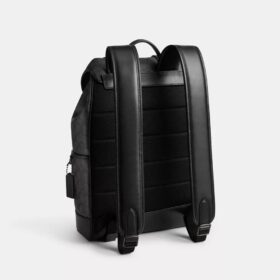 League Flap Backpack in Signature Canvas