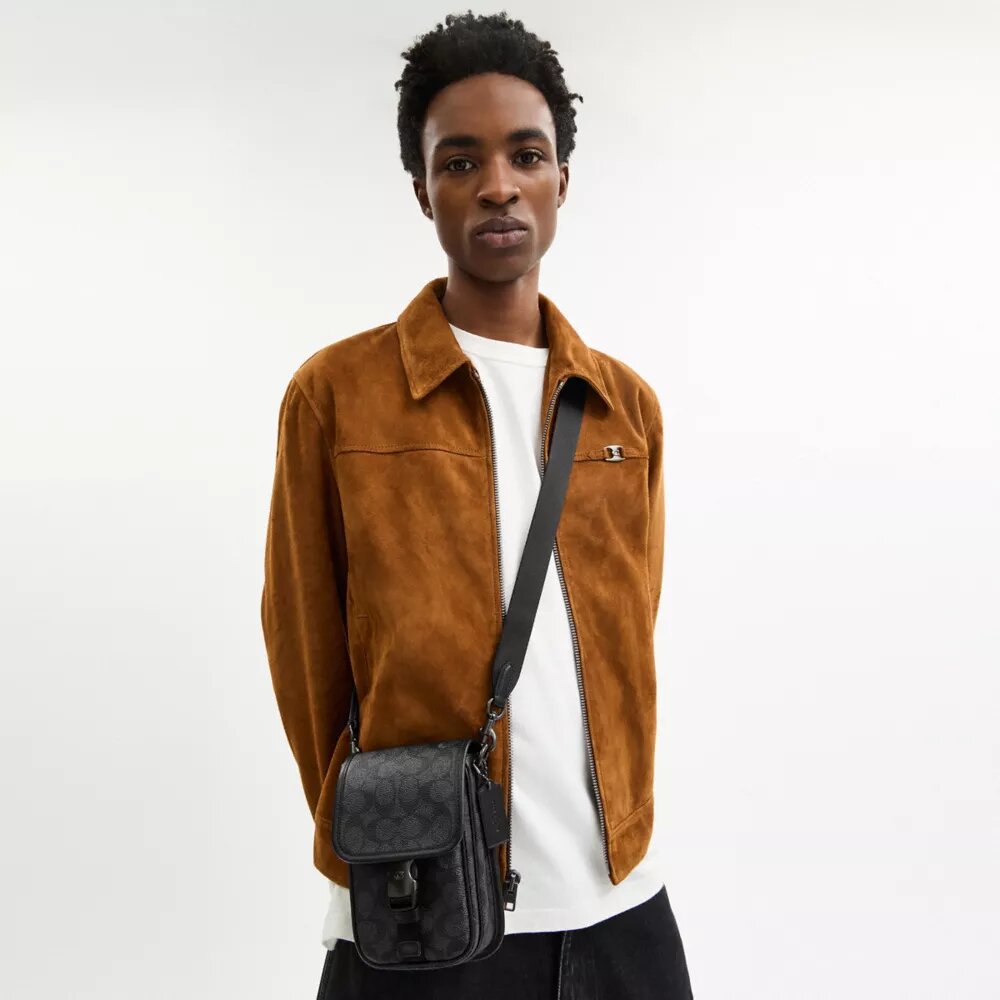 League Phone Crossbody Bag in Signature Canvas