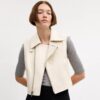 Leather Moto Vest