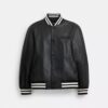 Leather Varsity Jacket