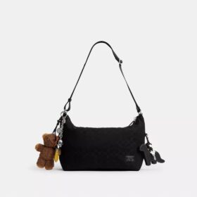 Leo Crossbody in Signature Nylon with Charms