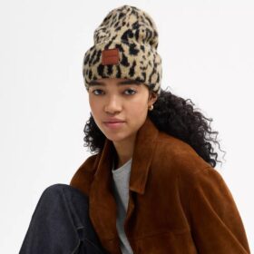 Leopard Print Beanie
