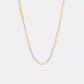 Linked C Necklace
