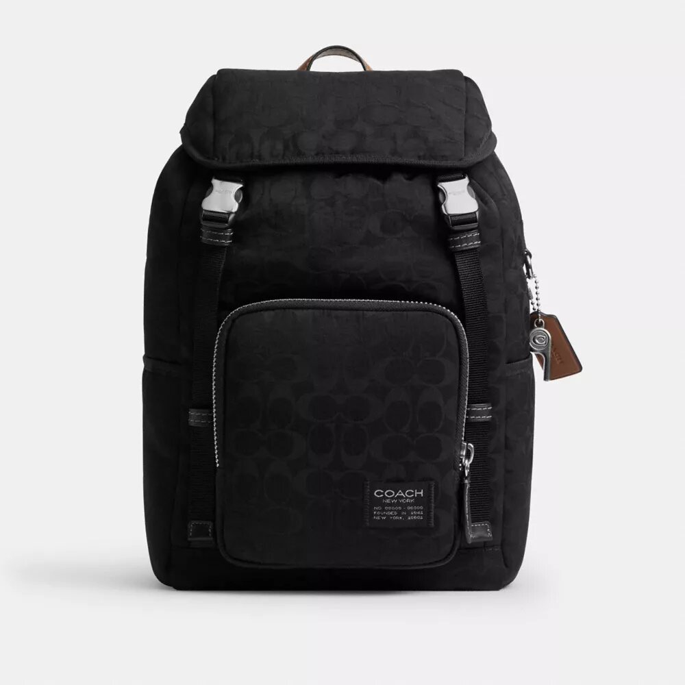 Logan Backpack in Signature Nylon