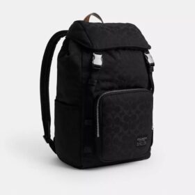 Logan Backpack in Signature Nylon