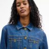 Long Sleeve Denim Dress in Organic Cotton