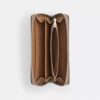 Long Zip Around Wallet in Signature Canvas