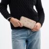 Long Zip Around Wallet in Signature Canvas with Floral Print