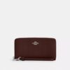 Long Zip Around Wallet with Quilting
