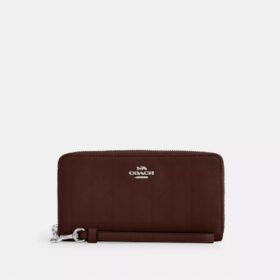 Long Zip Around Wallet with Quilting