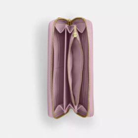 Long Zip Around Wallet with Quilting