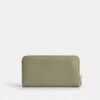 Long Zip Around Wallet with Quilting
