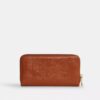 Long Zip Around Wallet with Quilting