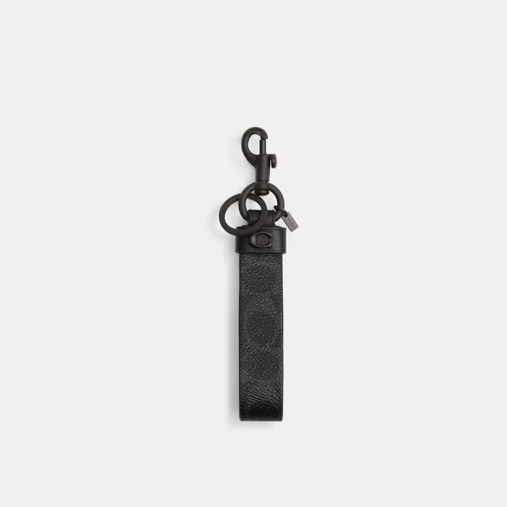 Loop Bag Charm in Signature Canvas