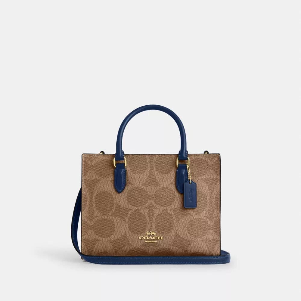 Maggie Small Tote Bag in Signature Canvas