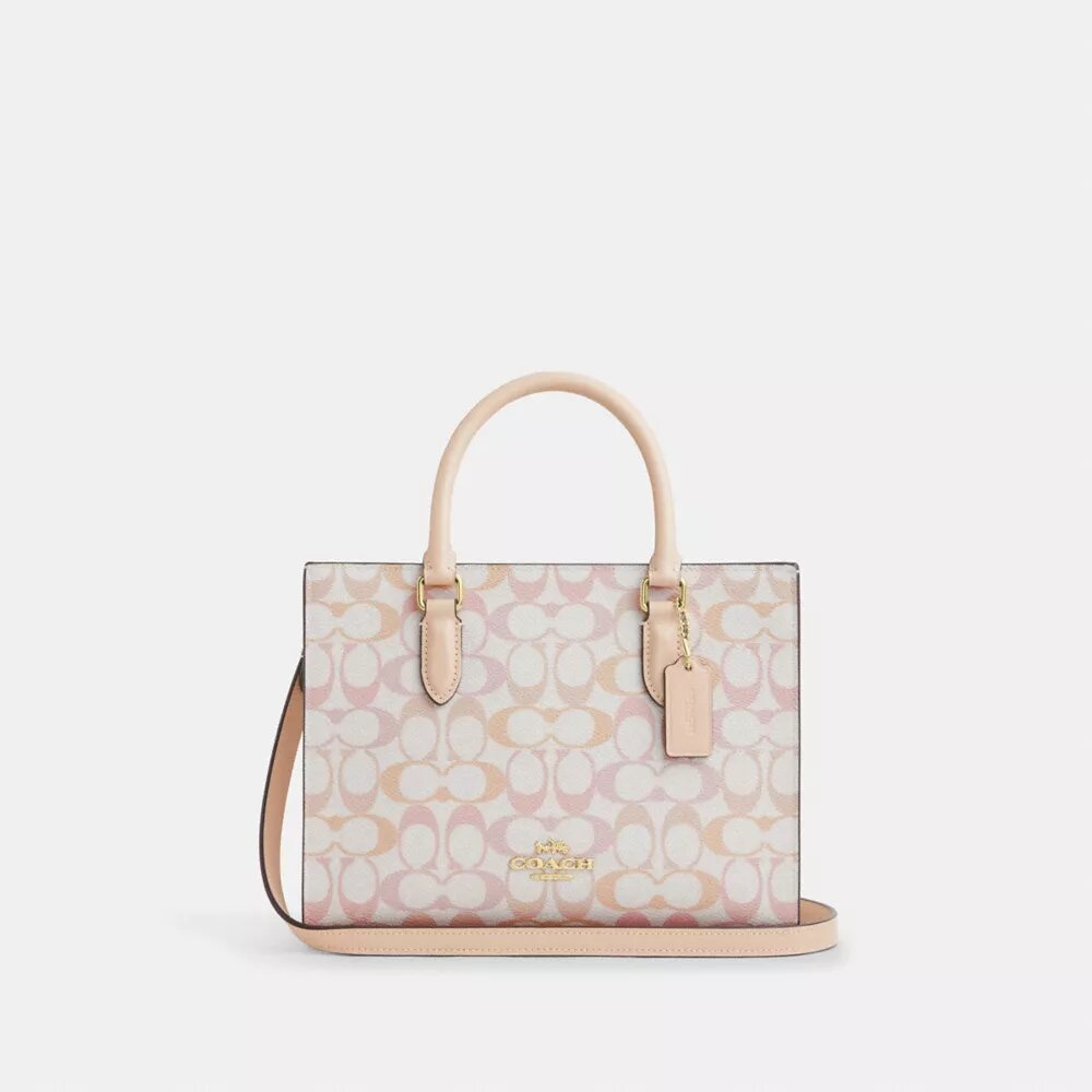 Maggie Small Tote Bag in Signature Canvas