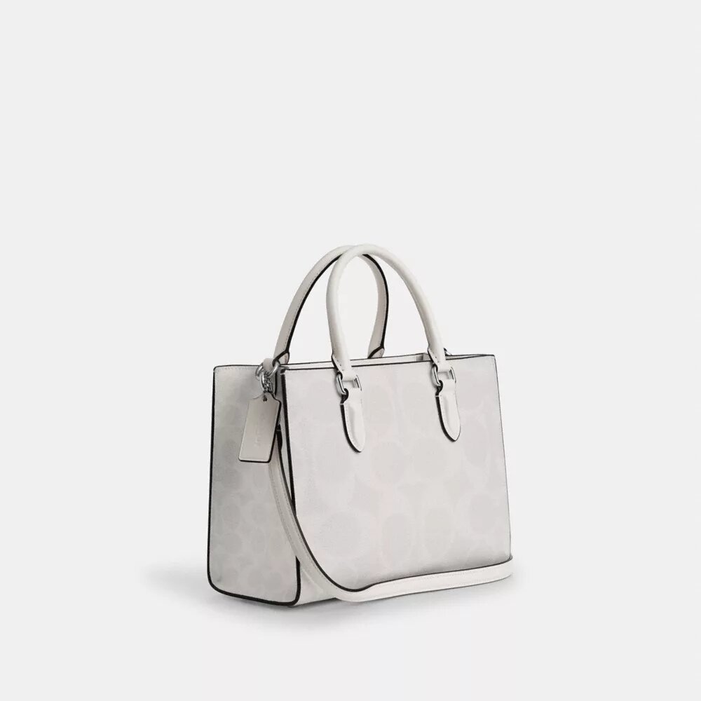 Maggie Small Tote Bag in Signature Canvas
