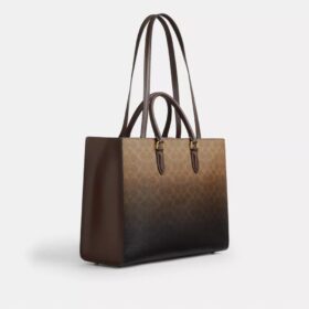 Maggie Tote Bag in Ombre Signature Canvas