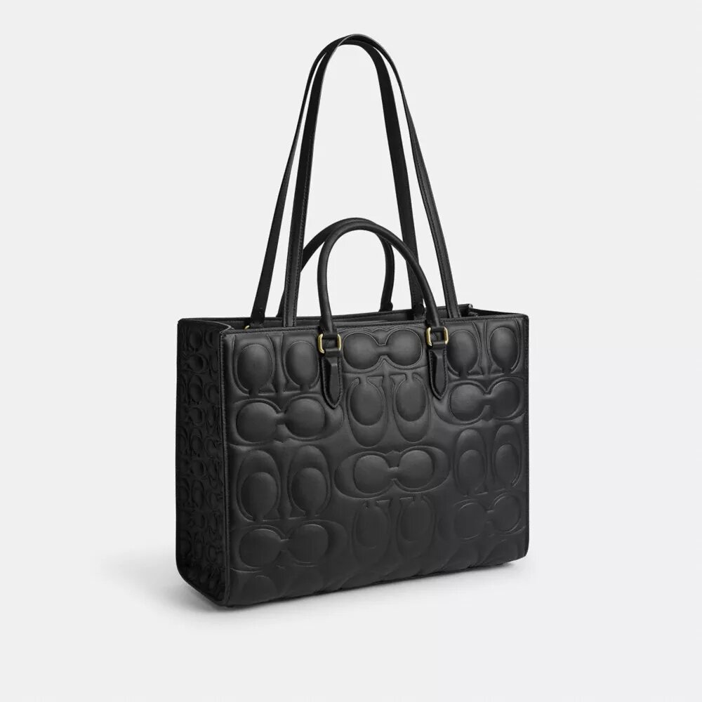 Maggie Tote Bag in Signature Leather