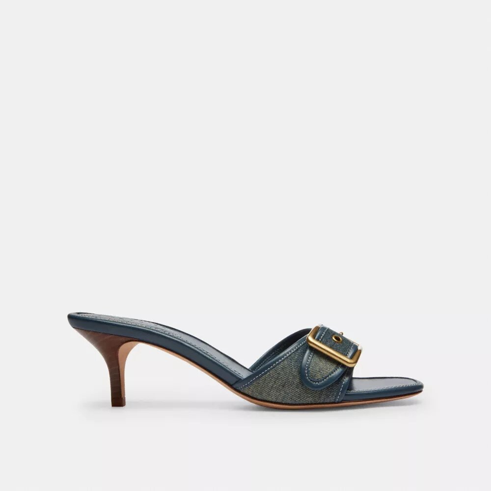 Margot Sandal in Loved Denim