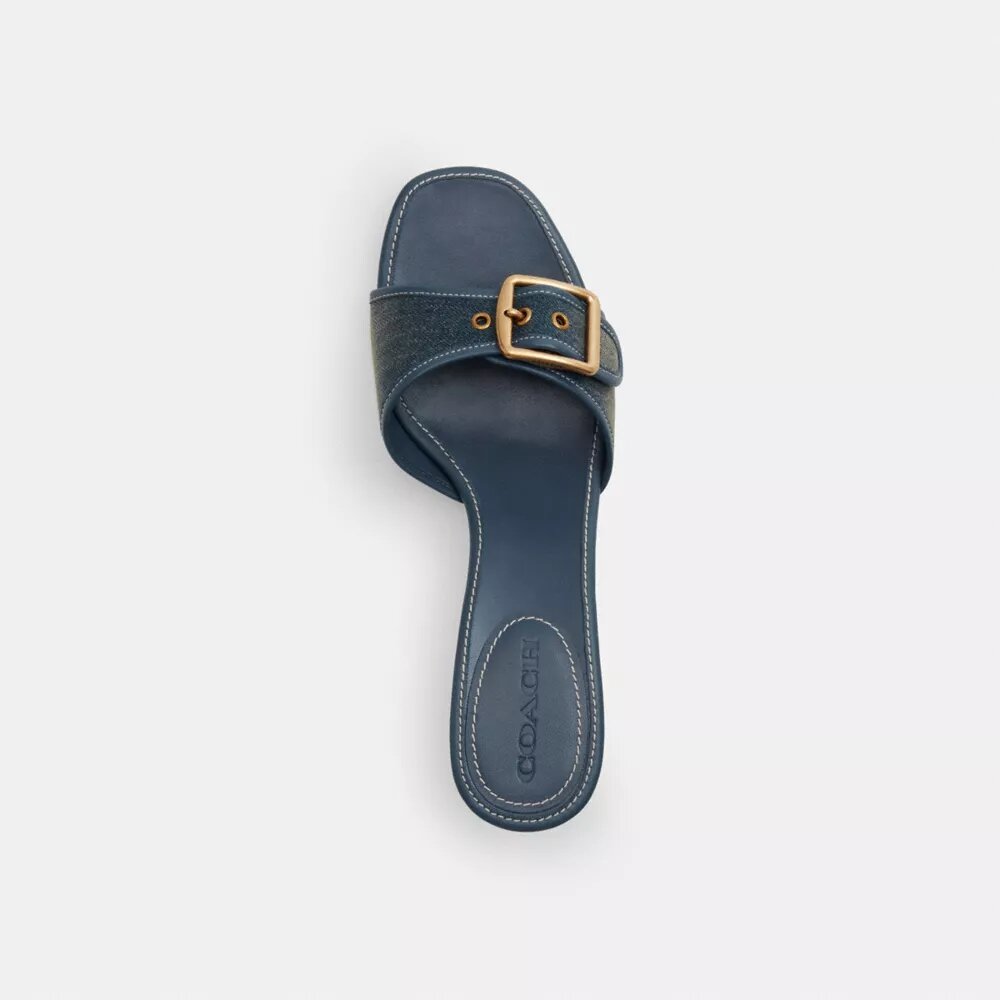 Margot Sandal in Loved Denim