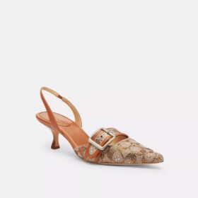 Margot Slingback in Crystal Signature Jacquard