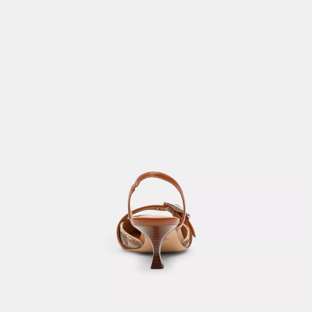 Margot Slingback in Crystal Signature Jacquard