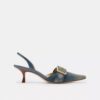 Margot Slingback in Loved Denim