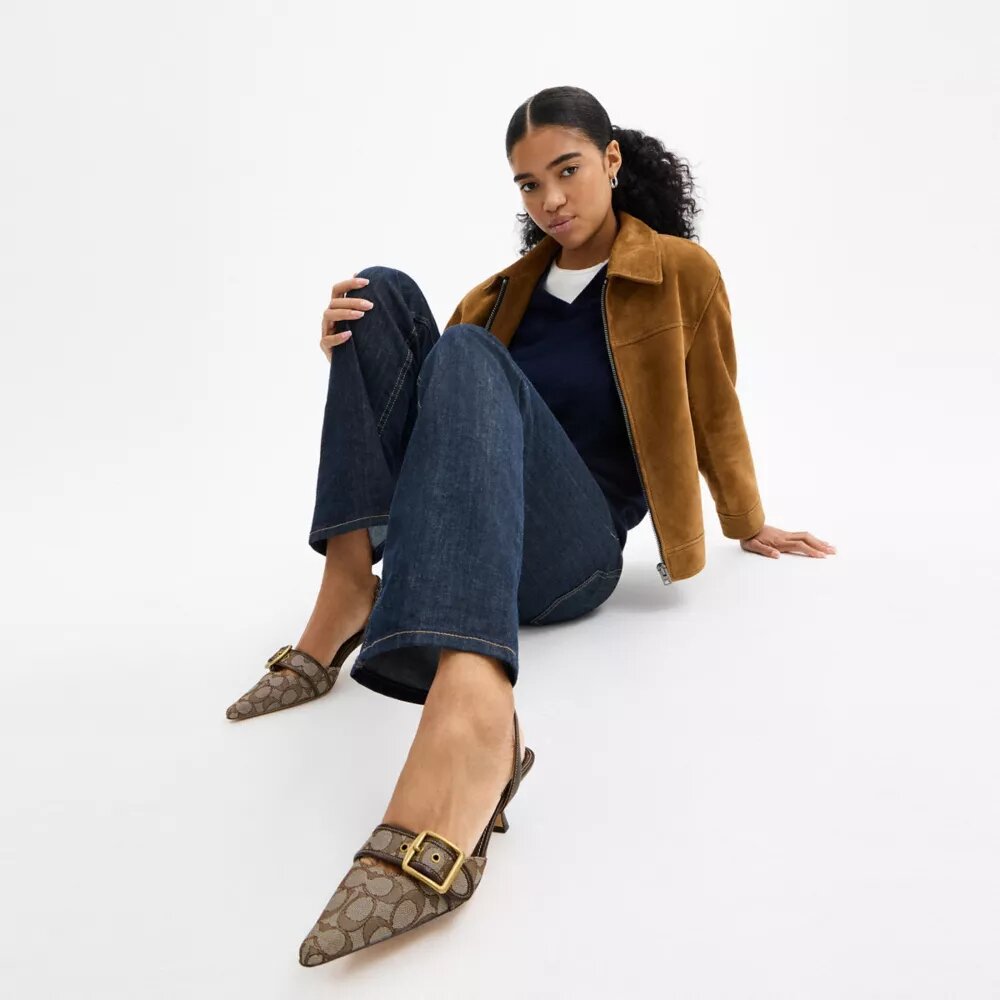 Margot Slingback in Signature Jacquard