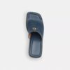 Marie Platform Sandal in Loved Denim