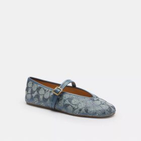 Mary Jane in Crystal Signature Denim