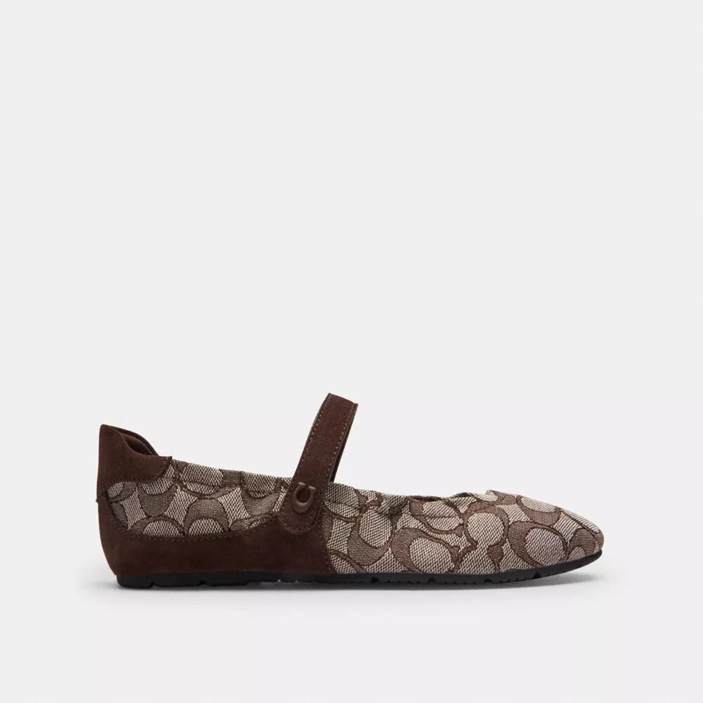 Mary Jane Sneaker in Signature Jacquard