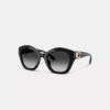Maxi Sculpted C Oversized Geometric Sunglasses