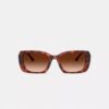 Maxi Sculpted C Oversized Rectangle Sunglasses